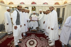 Aqaa Maulaa's Tasweer e ba-jamaal during the Milaad e Maymoon